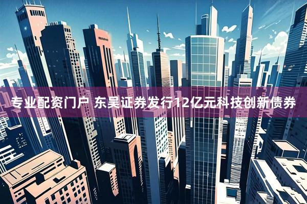 专业配资门户 东吴证券发行12亿元科技创新债券